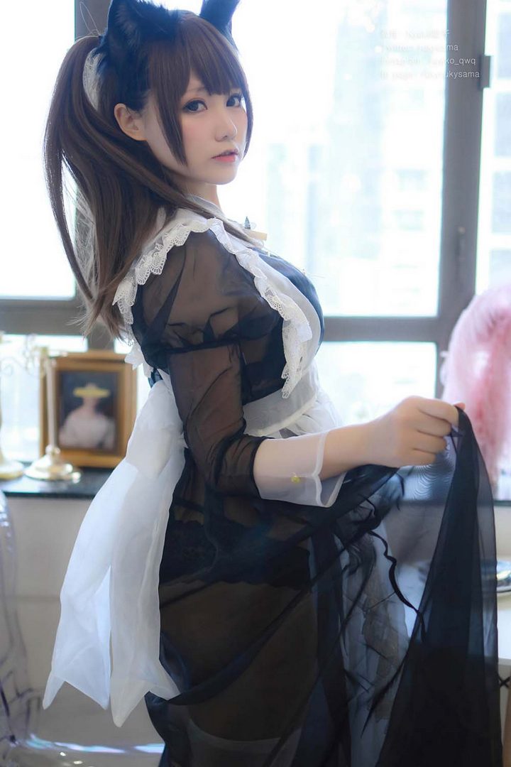 Coser@Nyako喵子 VOL.012 透明女仆[50P／129MB]预览图