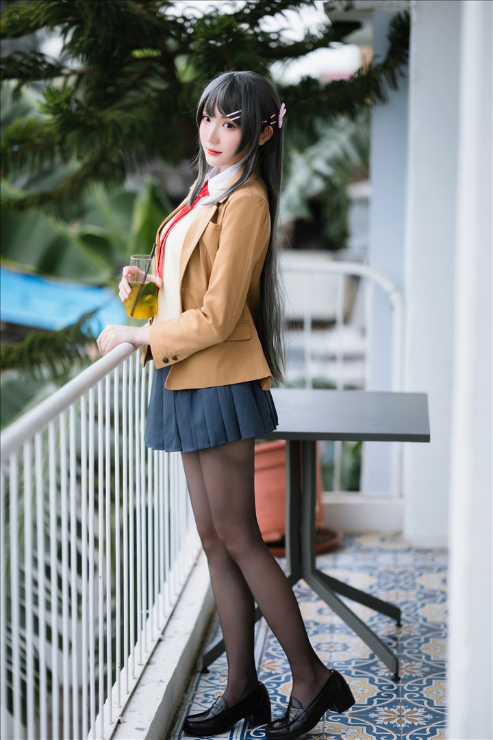 Coser@瓜希酱 VOL.093 樱岛麻衣 校服[20P-42.2M]预览图